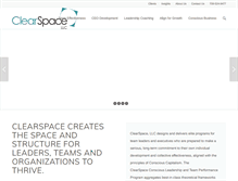 Tablet Screenshot of clearspace.net
